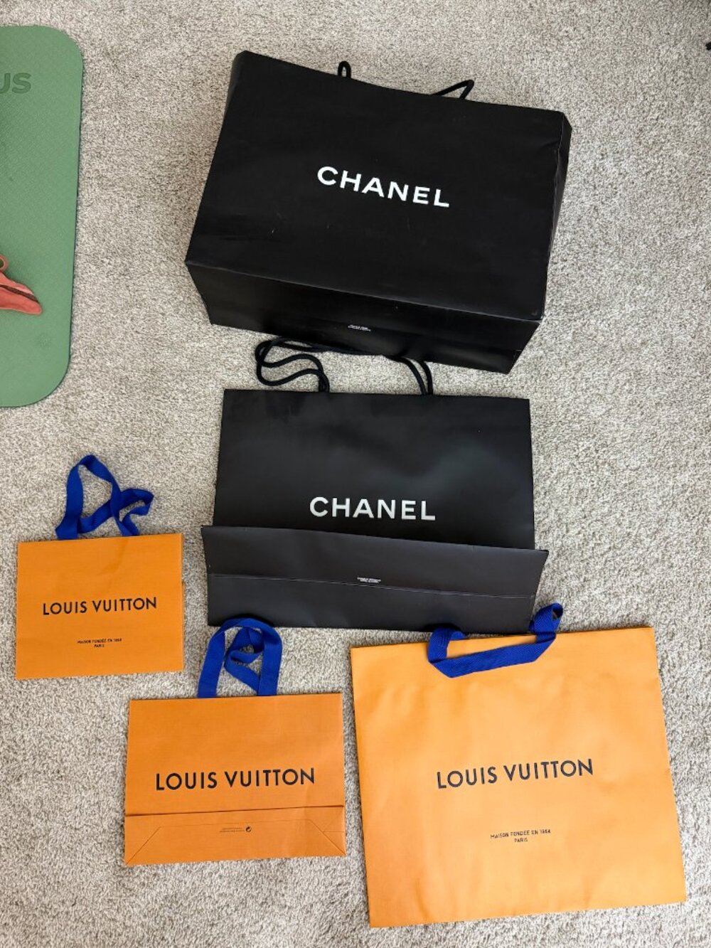 Chanel reusable shopping bag  - large size 17x13 (fit boxes for Classic Flap )